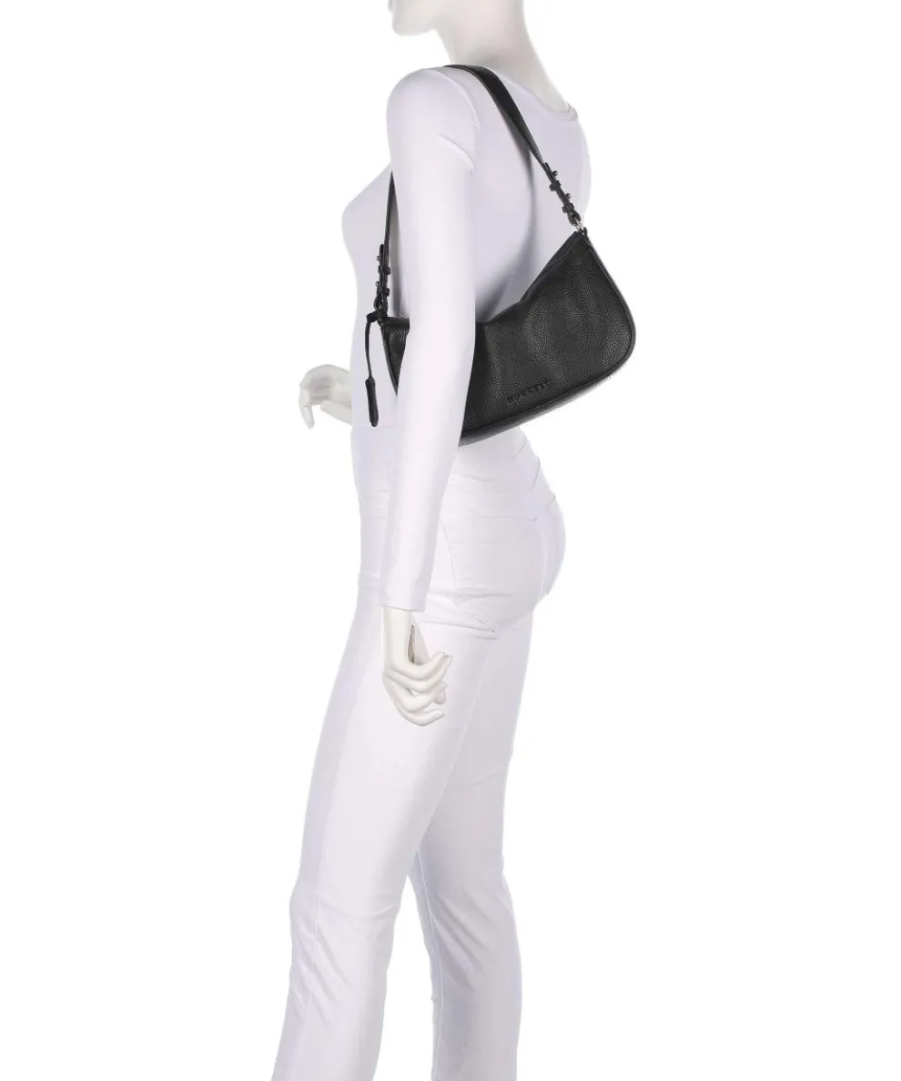 Always Ava Schultertasche genarbtes Rindsleder schwarz