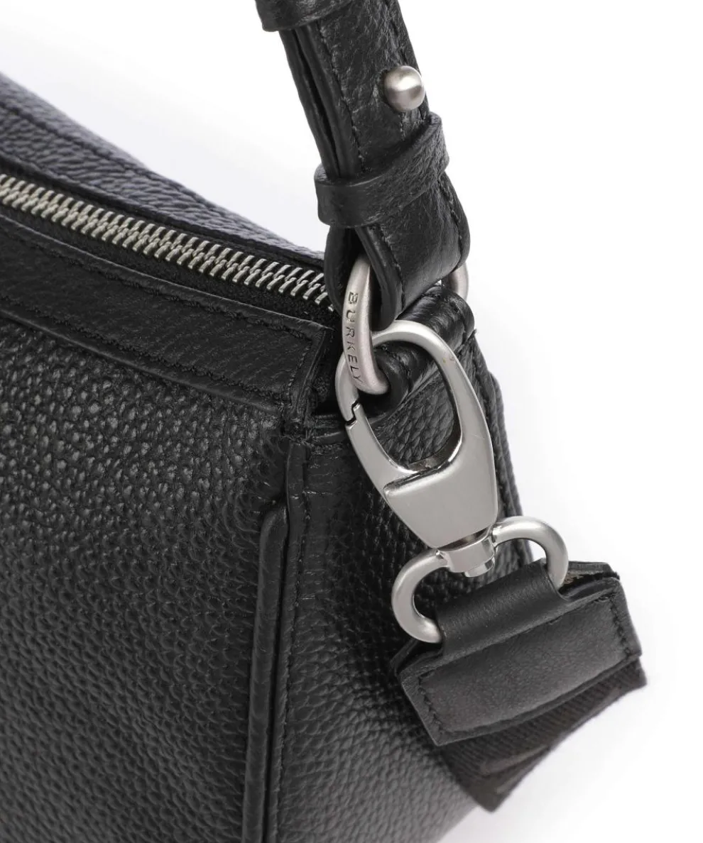 Always Ava Schultertasche genarbtes Rindsleder schwarz