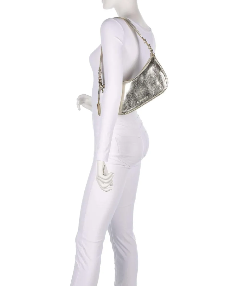 Always Ava Schultertasche genarbtes Rindsleder gold