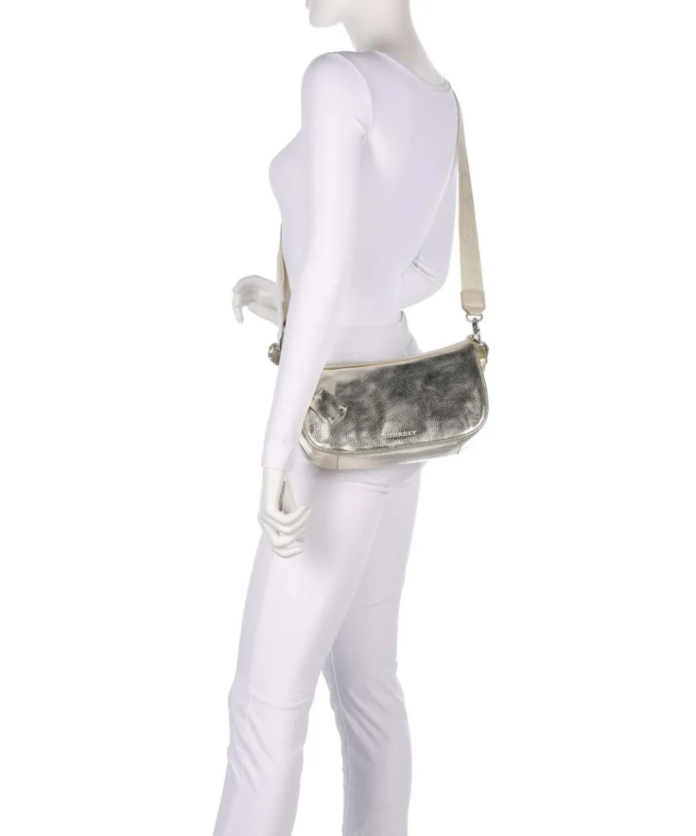 Always Ava Schultertasche genarbtes Rindsleder gold