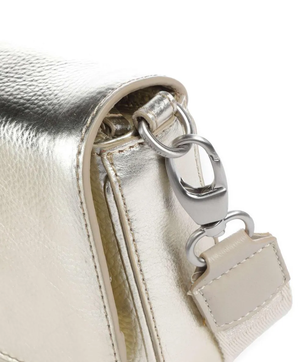 Always Ava Umhängetasche genarbtes Rindsleder gold