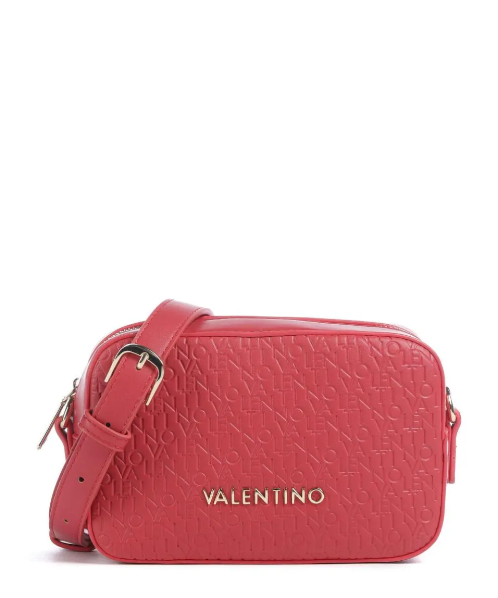 Falak Re Umhängetasche Lederimitat dunkelrot