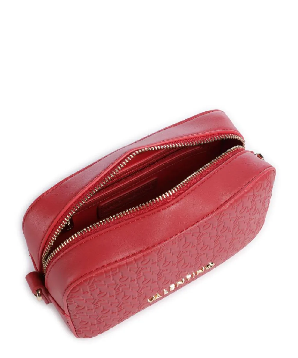 Falak Re Umhängetasche Lederimitat dunkelrot