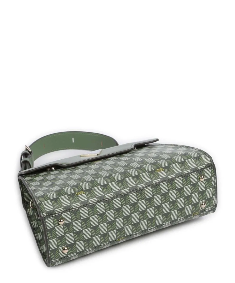 G Wave Handtasche Lederimitat grün