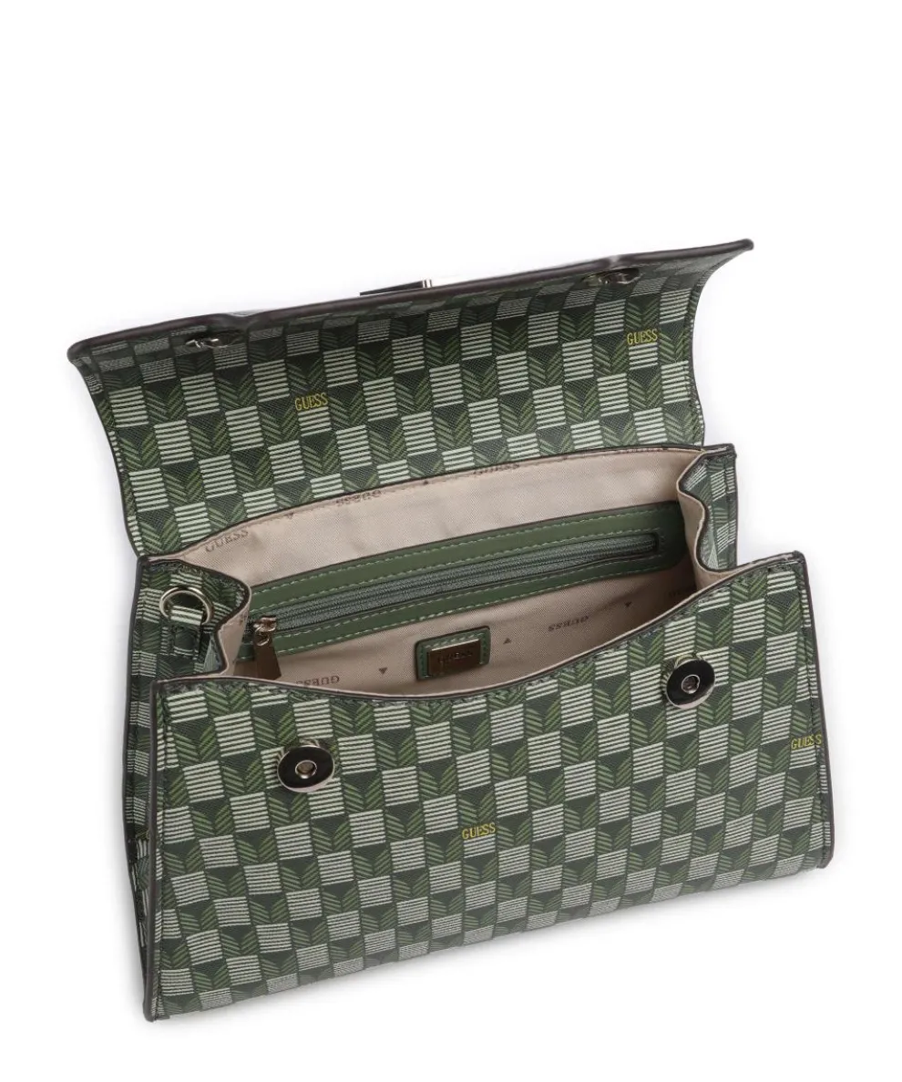 G Wave Handtasche Lederimitat grün