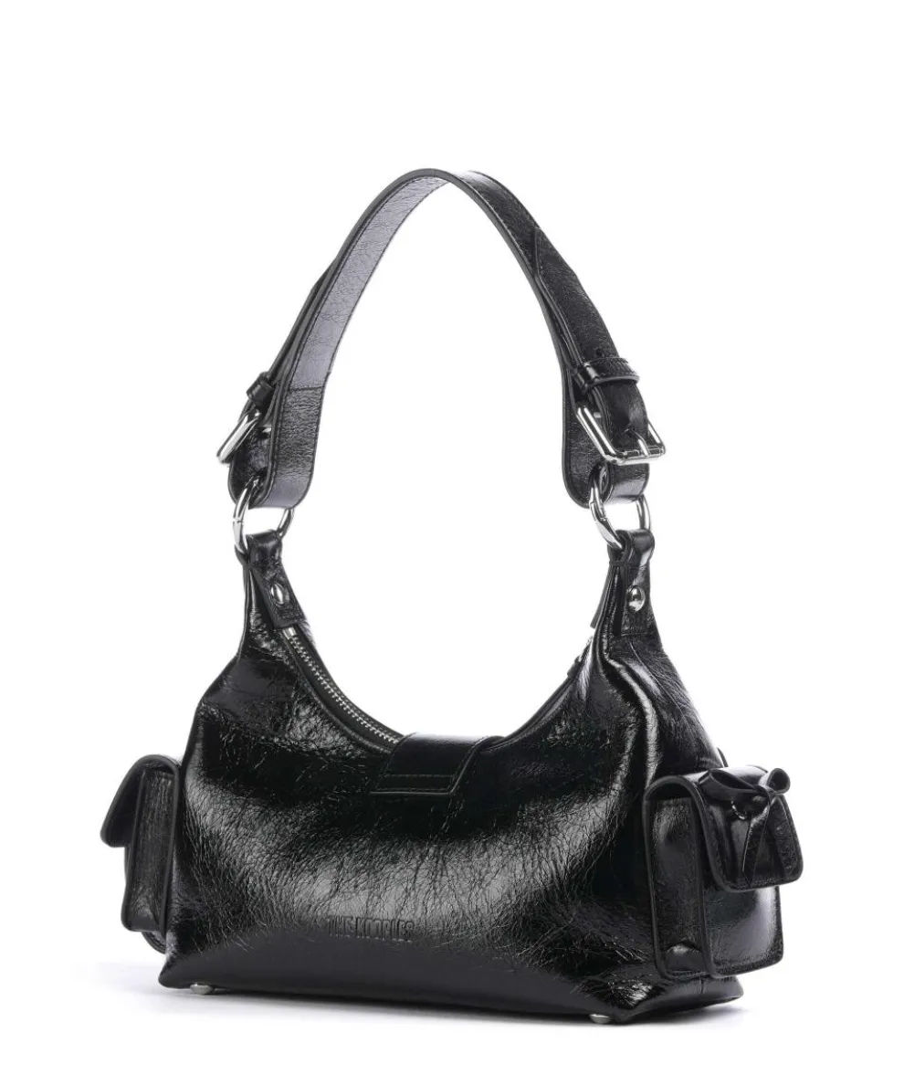 Amelia Small Schultertasche Rindsleder schwarz