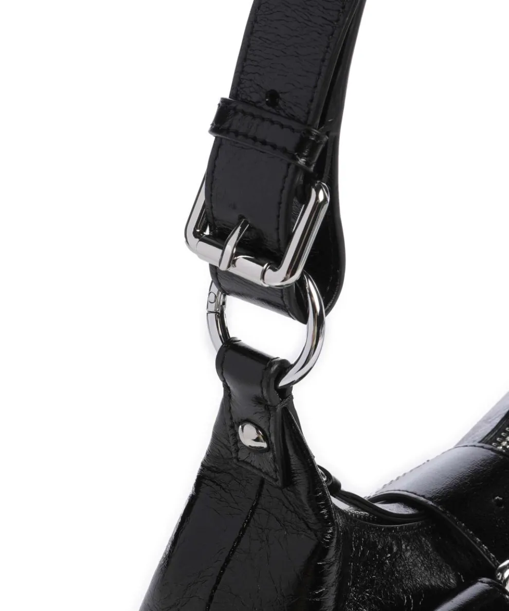 Amelia Small Schultertasche Rindsleder schwarz