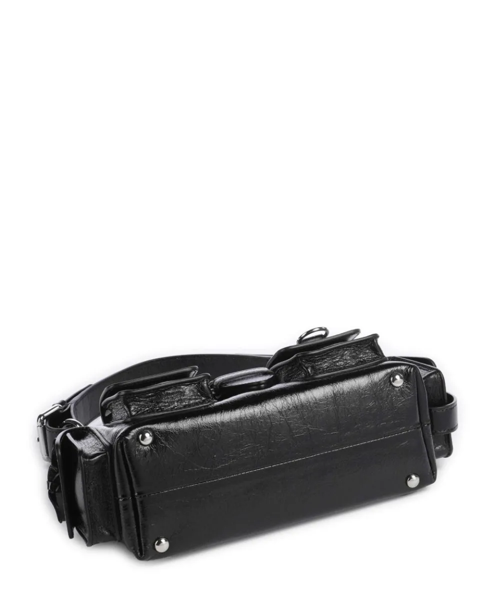 Amelia Small Schultertasche Rindsleder schwarz