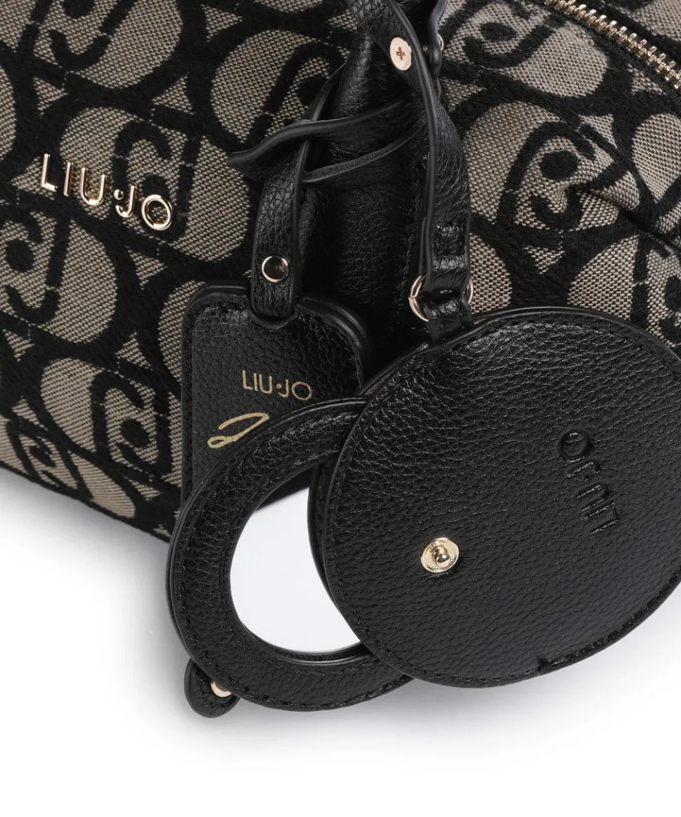 Amelie S Handtasche Polyester natur/schwarz