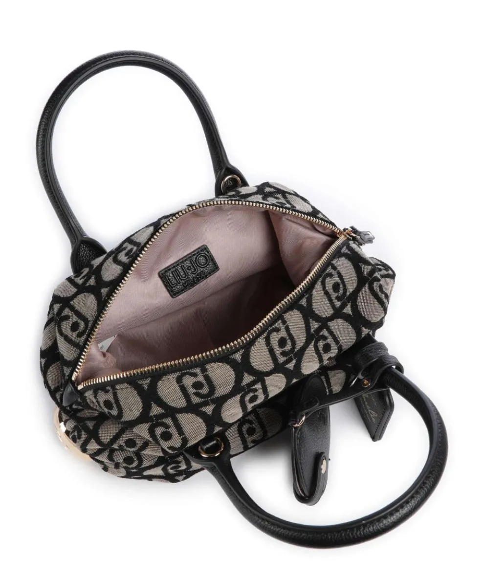 Amelie S Handtasche Polyester natur/schwarz