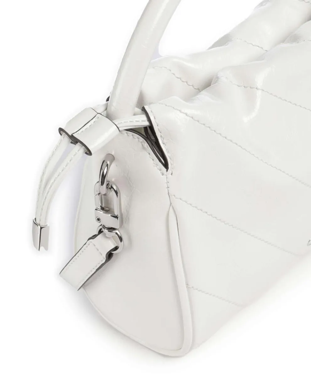 Amys Bucket bag Lederimitat weiß