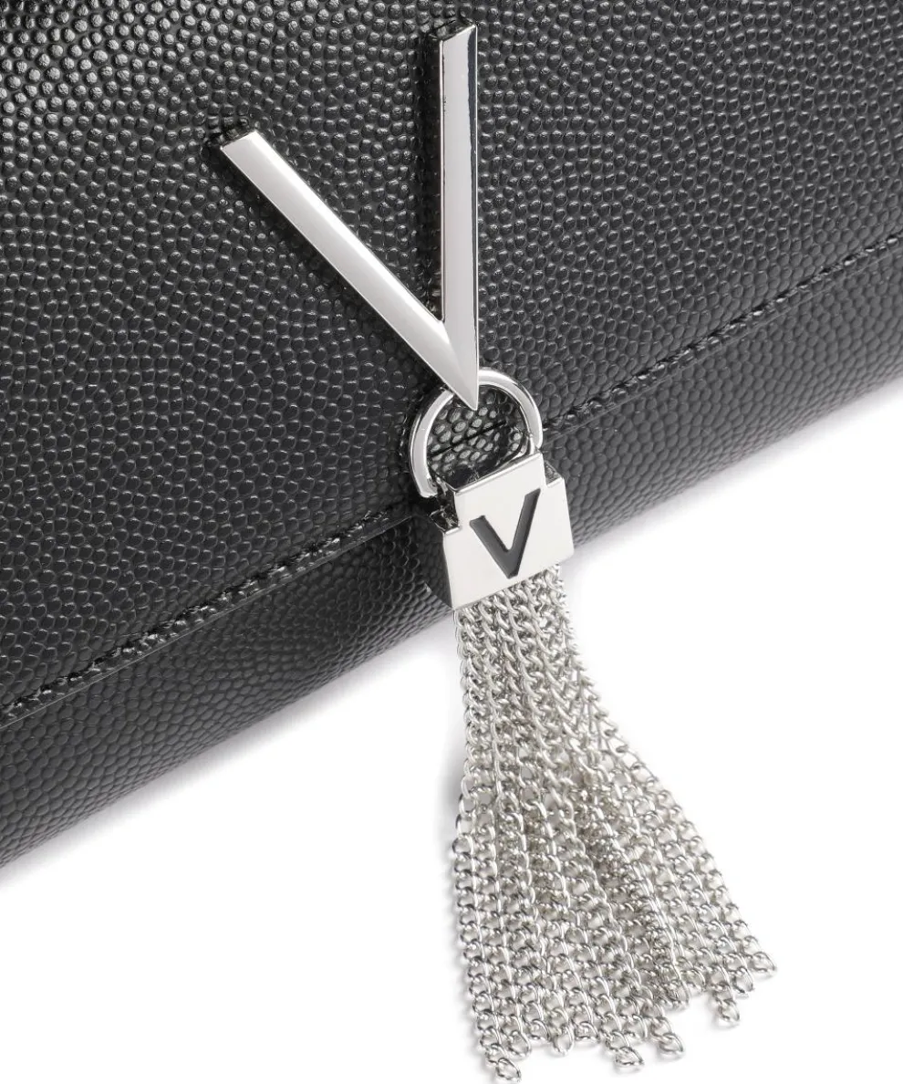 Divina Umhängetasche Lederimitat schwarz