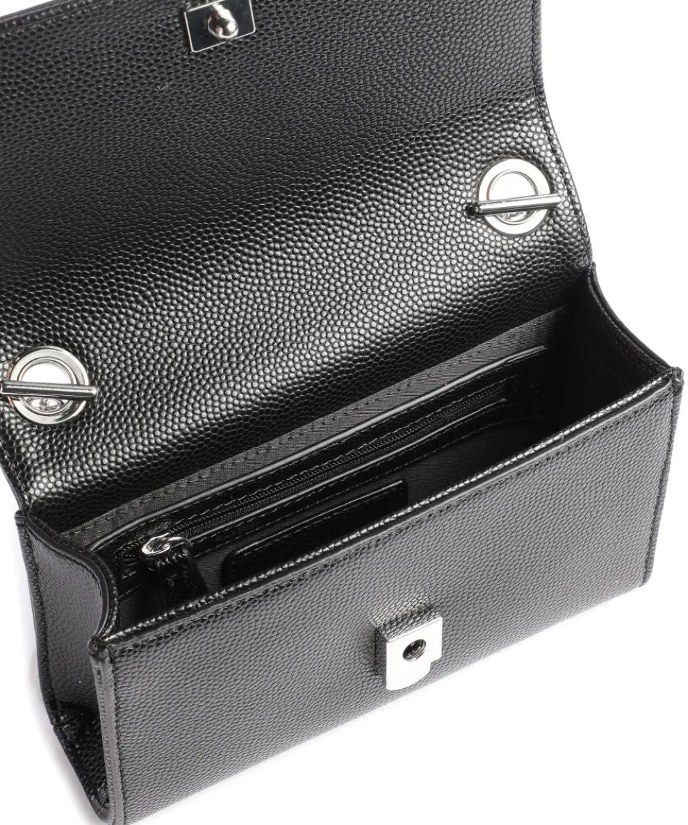 Divina Umhängetasche Lederimitat schwarz