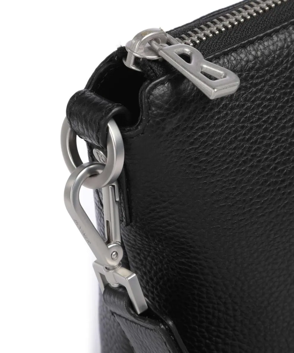 Andermatt Flavia Umhängetasche Leder schwarz