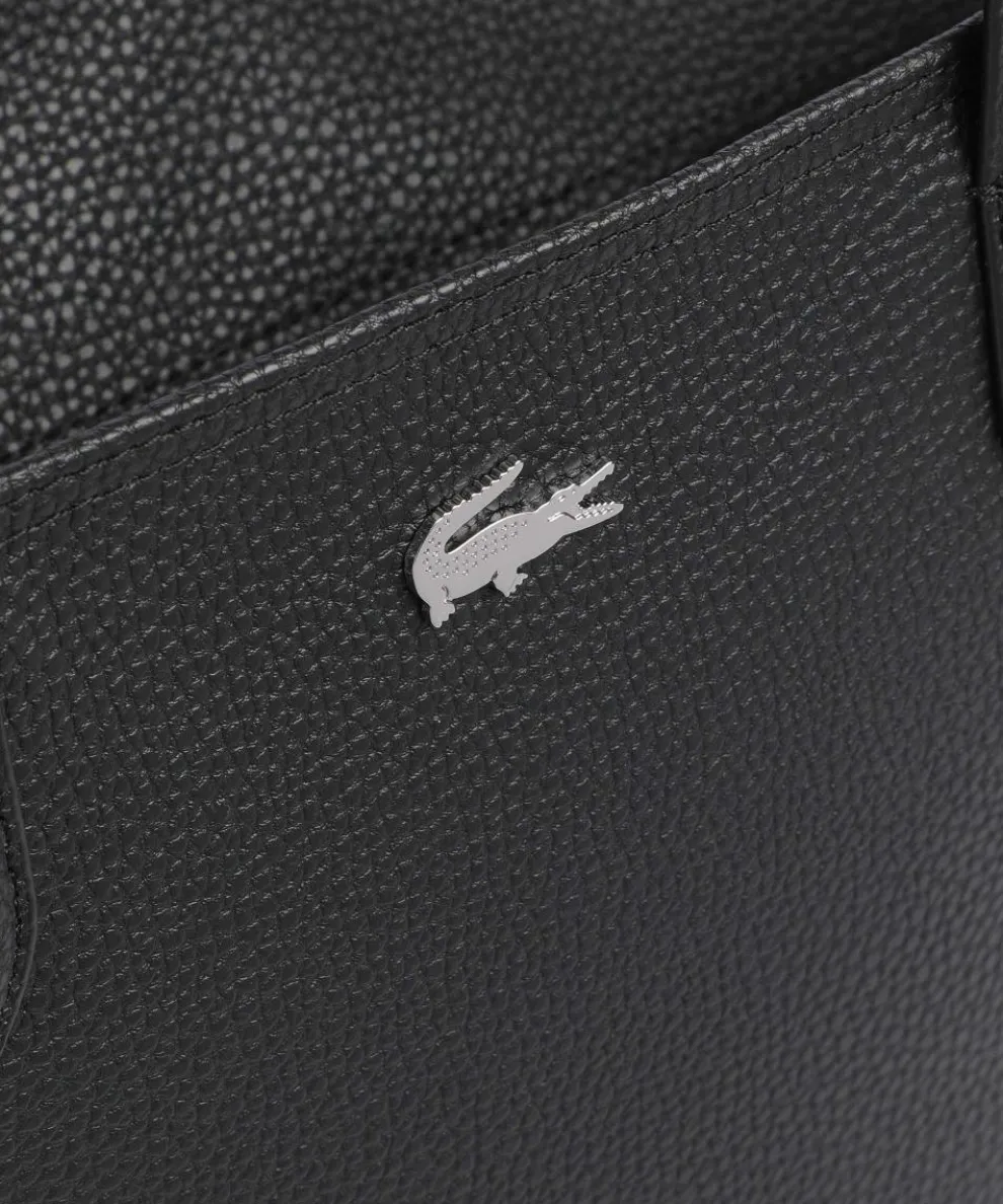 Anna Shopper Lederimitat schwarz