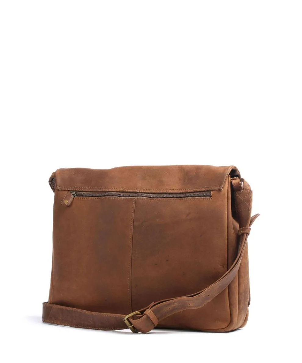 Antico Kuriertasche Leder braun