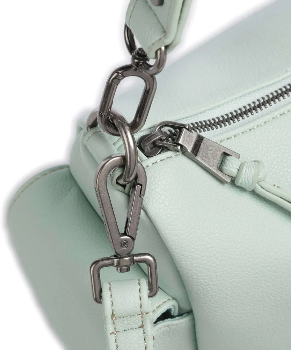 Bestie Schultertasche recyceltes Leder mintgrün