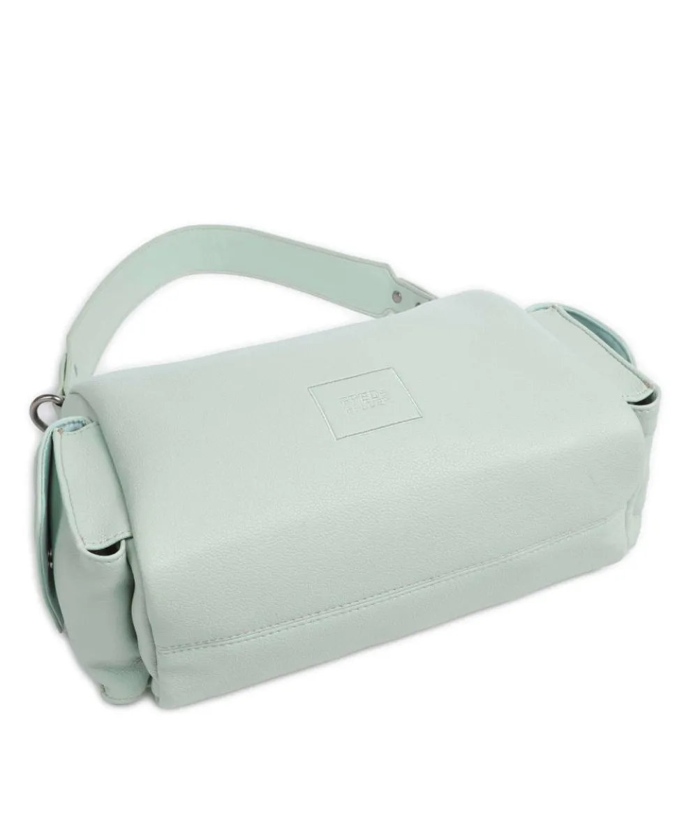 Bestie Schultertasche recyceltes Leder mintgrün