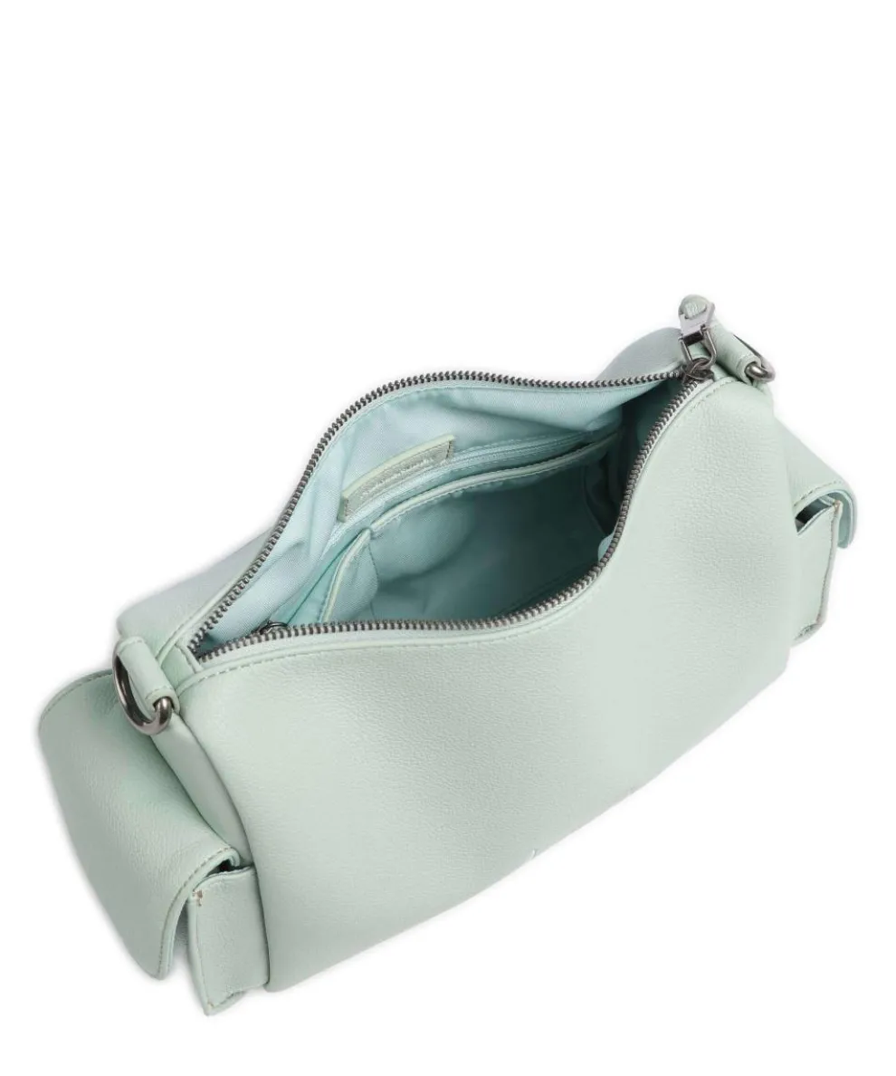 Bestie Schultertasche recyceltes Leder mintgrün