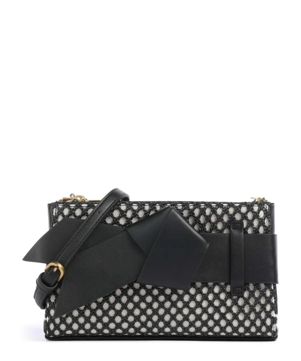 Jeesie Umhängetasche Lederimitat schwarz