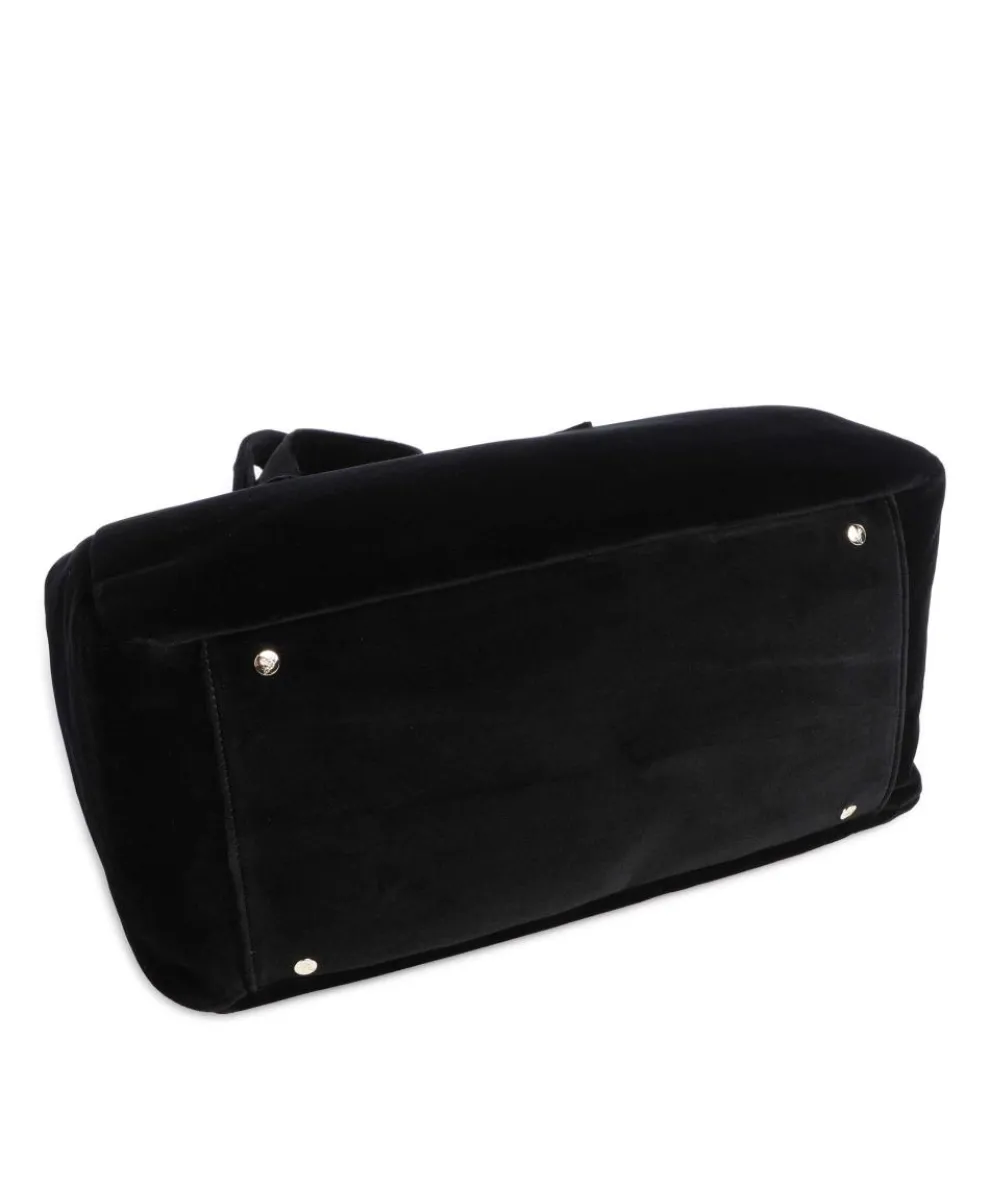 Archive Velvet Large Shopper Samtgewebe schwarz