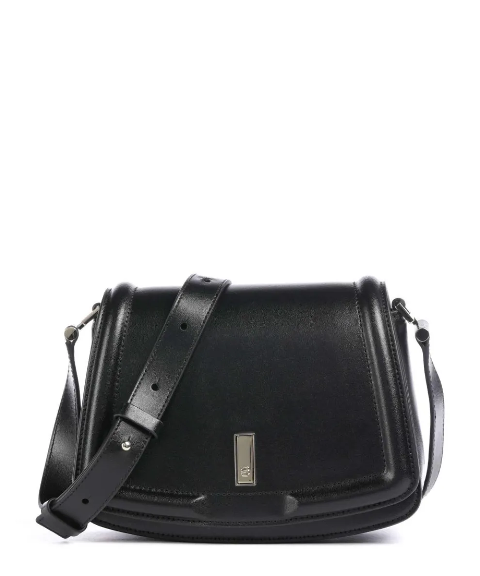 Ariell Umhängetasche fein genarbtes Rindsleder schwarz