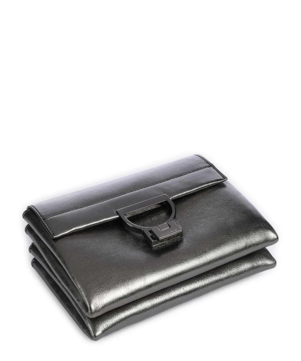 Arlettis Umhängetasche genarbtes Leder anthrazit