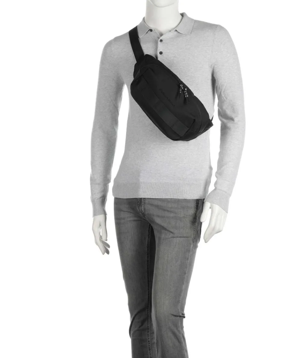 Arne Gürteltasche recyceltes Polyester schwarz