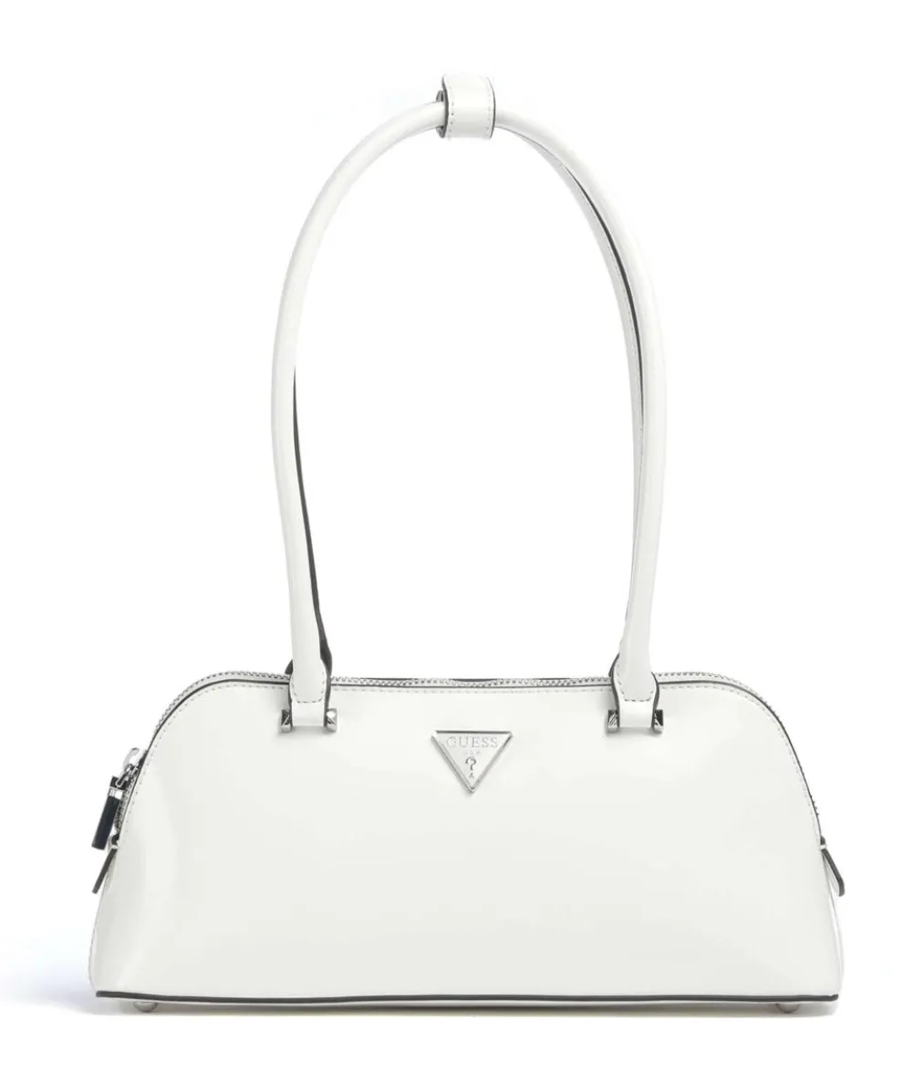 Arnela Schultertasche Lederimitat weiß