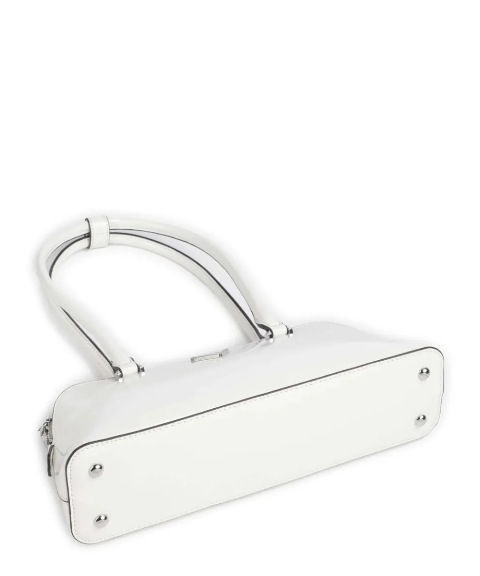 Arnela Schultertasche Lederimitat weiß