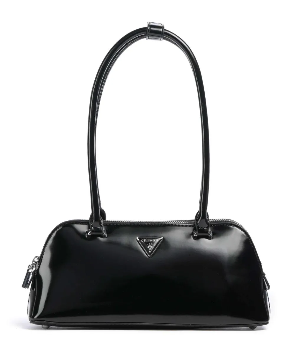 Arnela Schultertasche Lederimitat schwarz