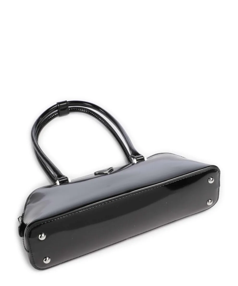 Arnela Schultertasche Lederimitat schwarz