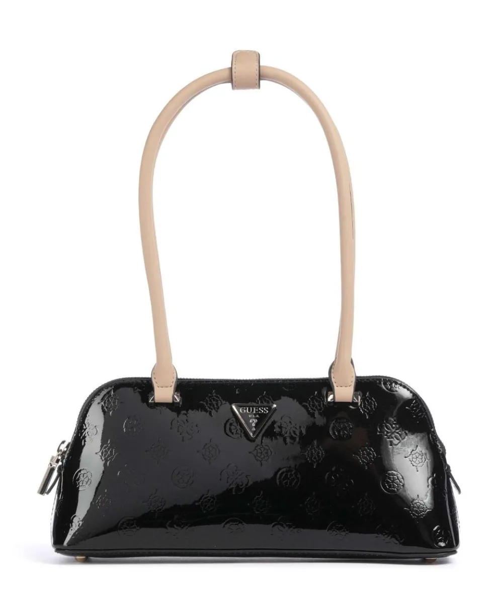 Arnela Schultertasche Lederimitat schwarz