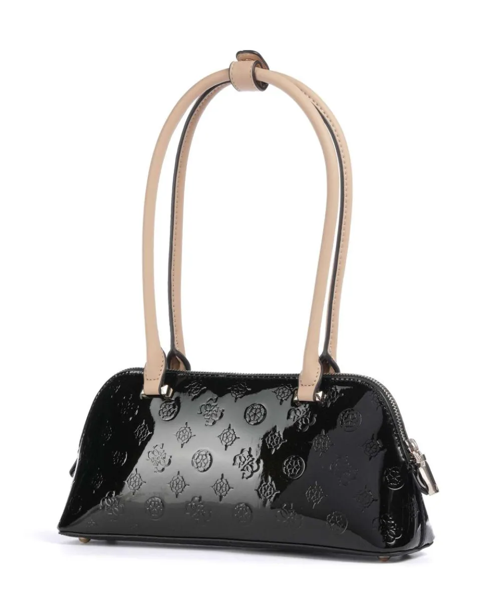 Arnela Schultertasche Lederimitat schwarz