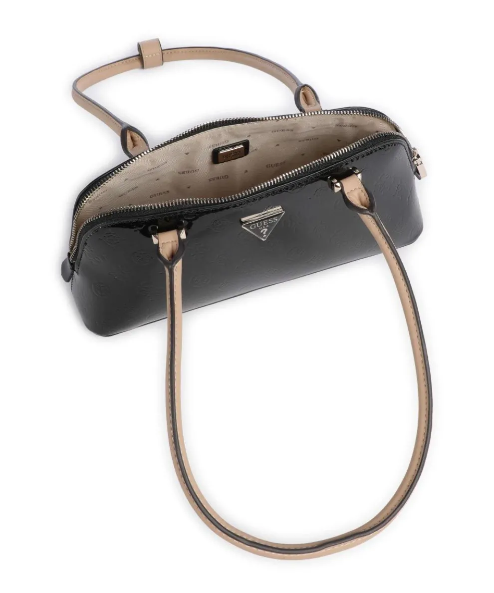 Arnela Schultertasche Lederimitat schwarz