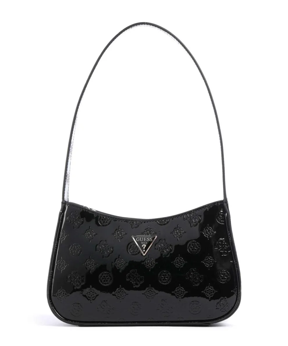 Arnela Schultertasche Lederimitat schwarz