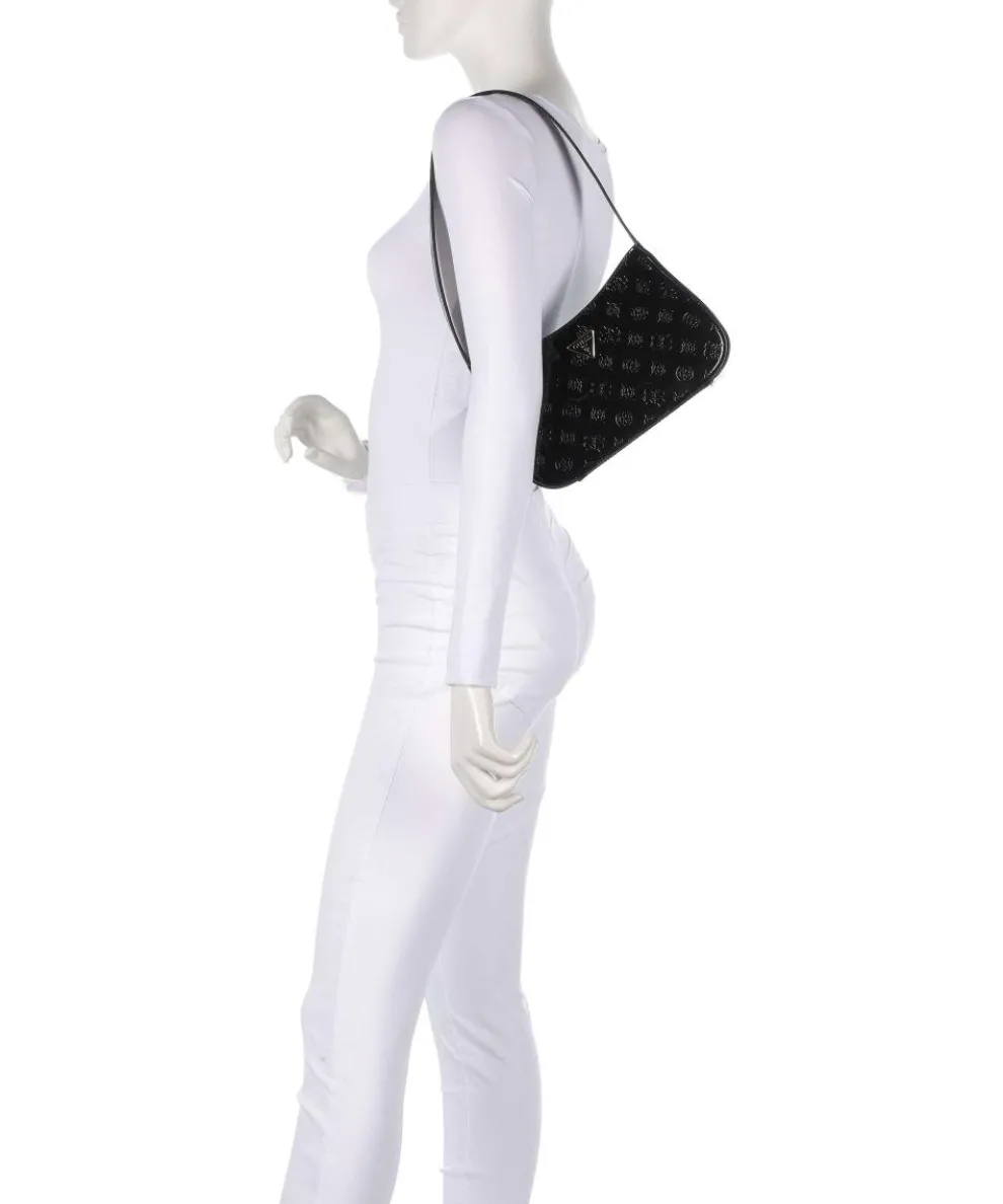 Arnela Schultertasche Lederimitat schwarz