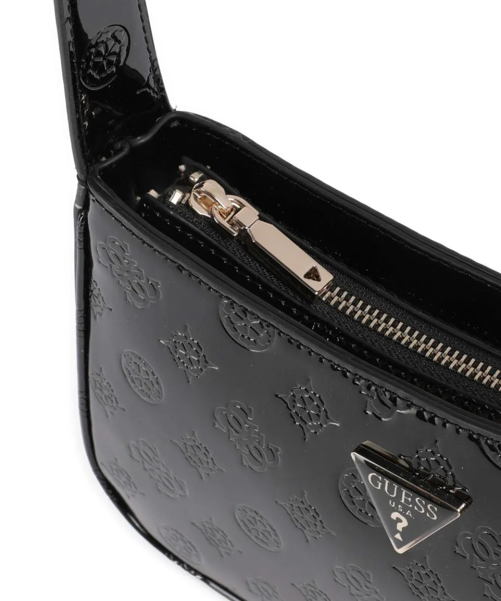 Arnela Schultertasche Lederimitat schwarz