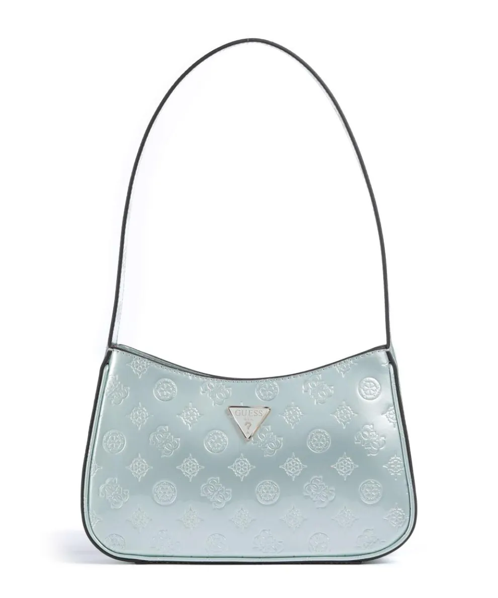 Arnela Schultertasche Lederimitat hellblau