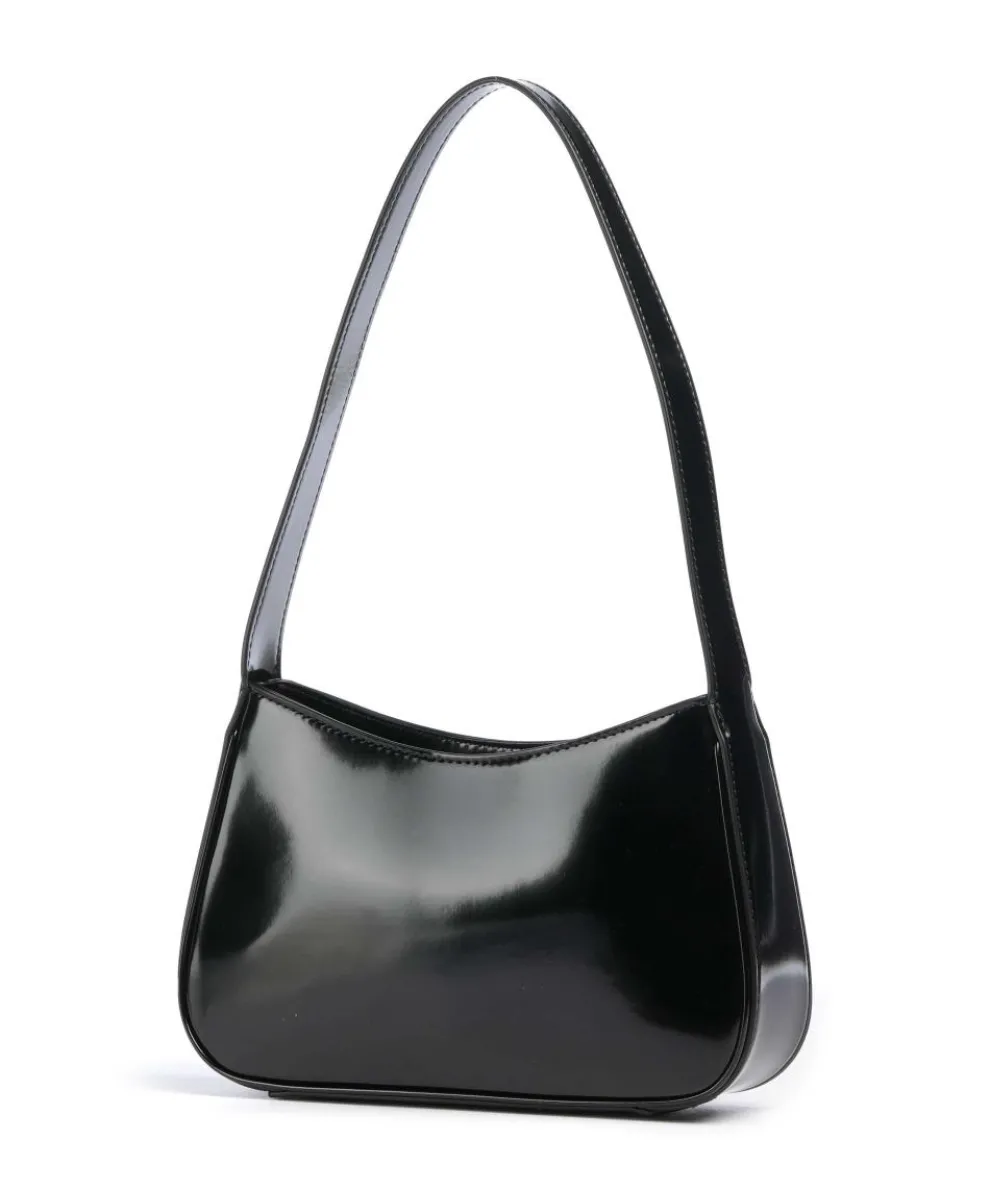 Arnela Schultertasche Lederimitat schwarz