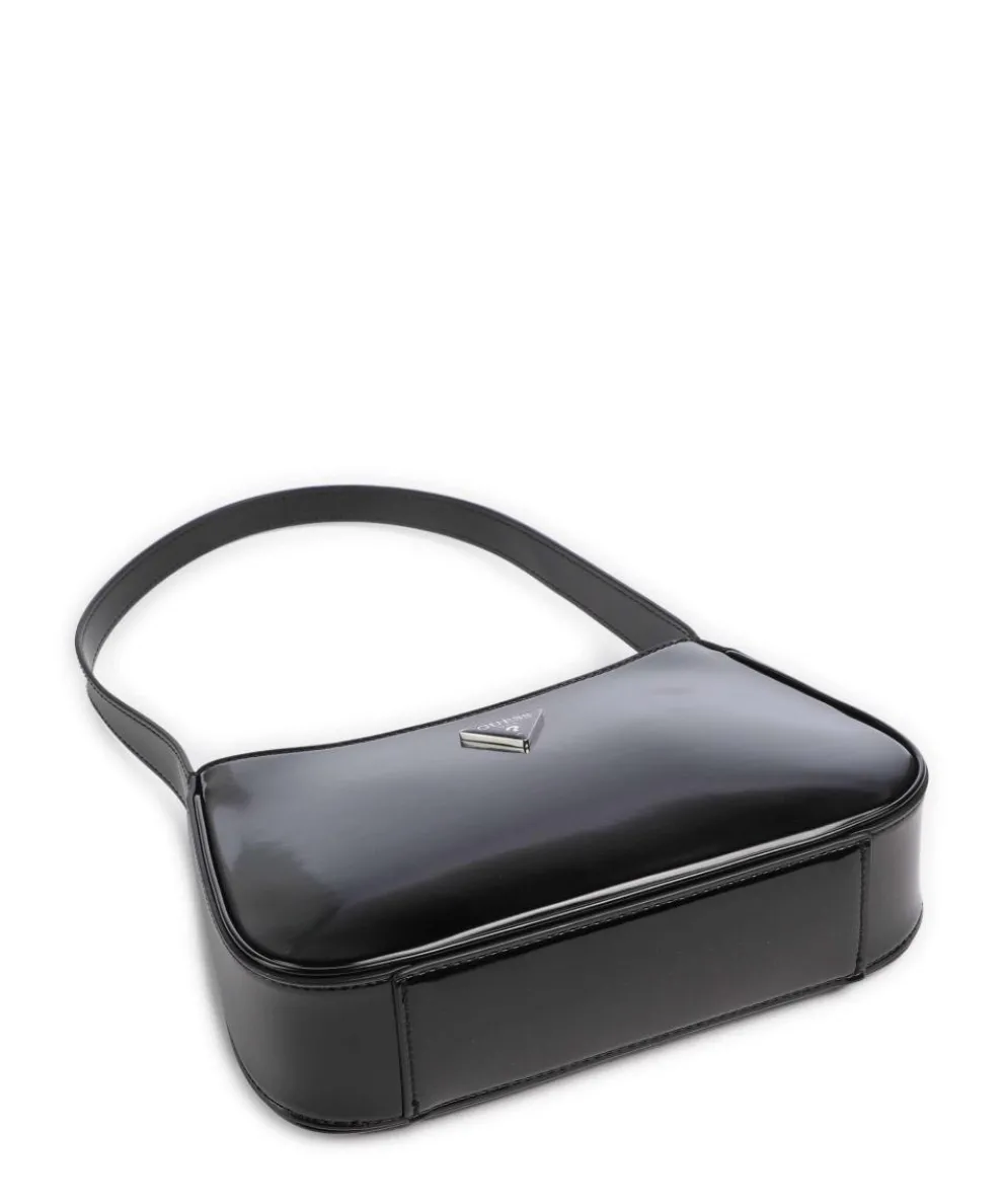 Arnela Schultertasche Lederimitat schwarz