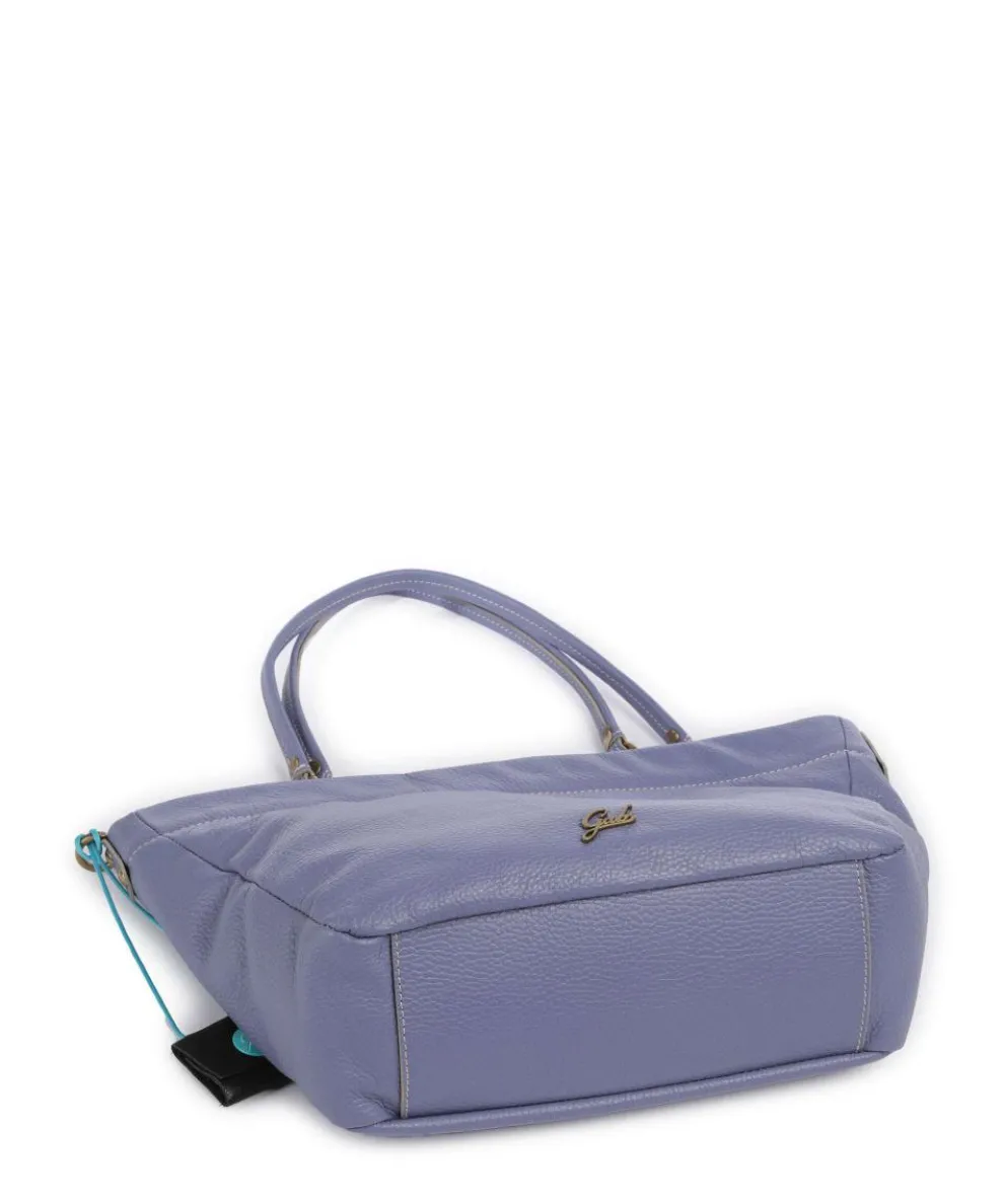 Aruba Vale Schultertasche genarbtes Kalbsleder violett