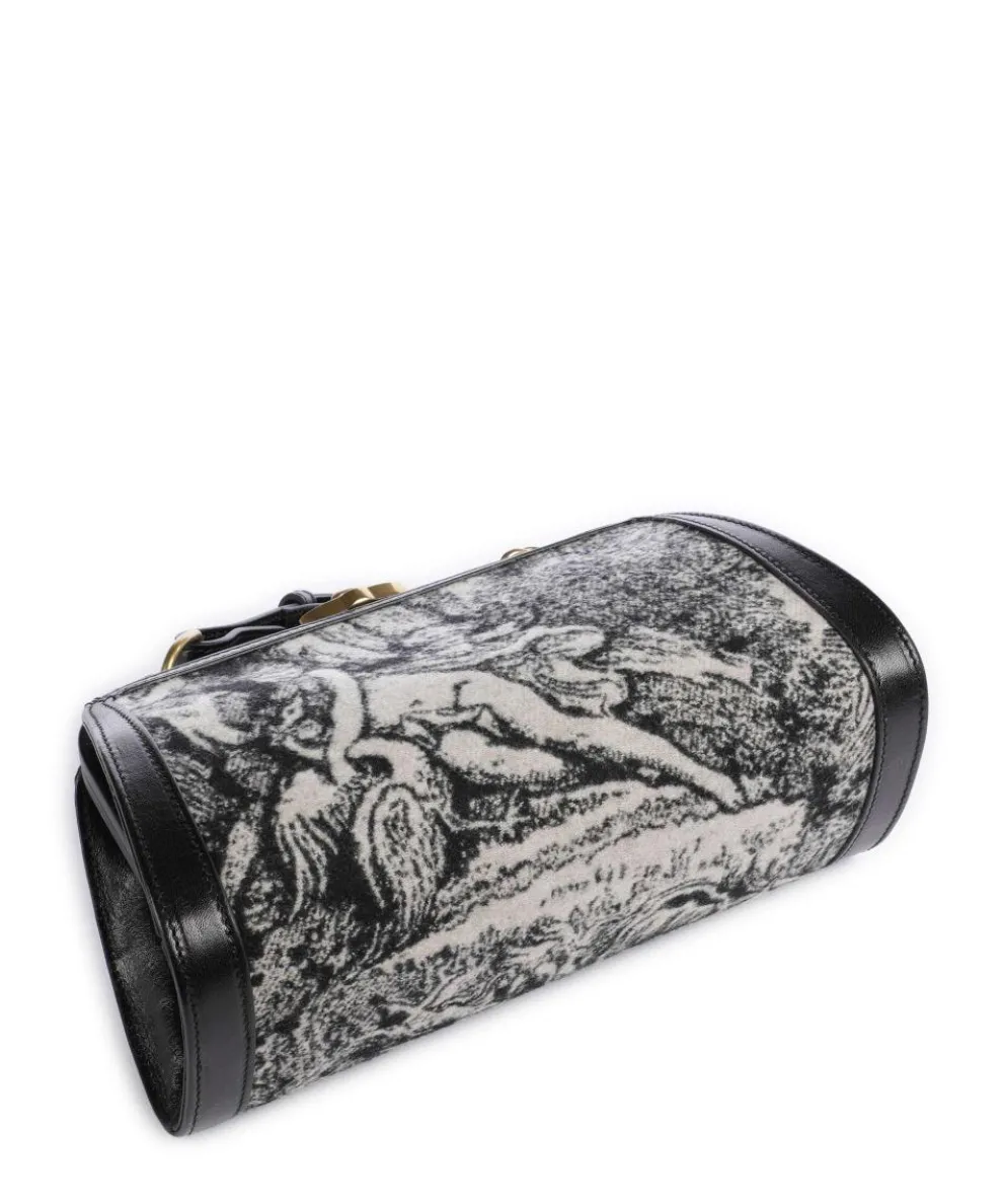 Ascot Frame Venus Wool Jacquard Umhängetasche Textil natur/schwarz