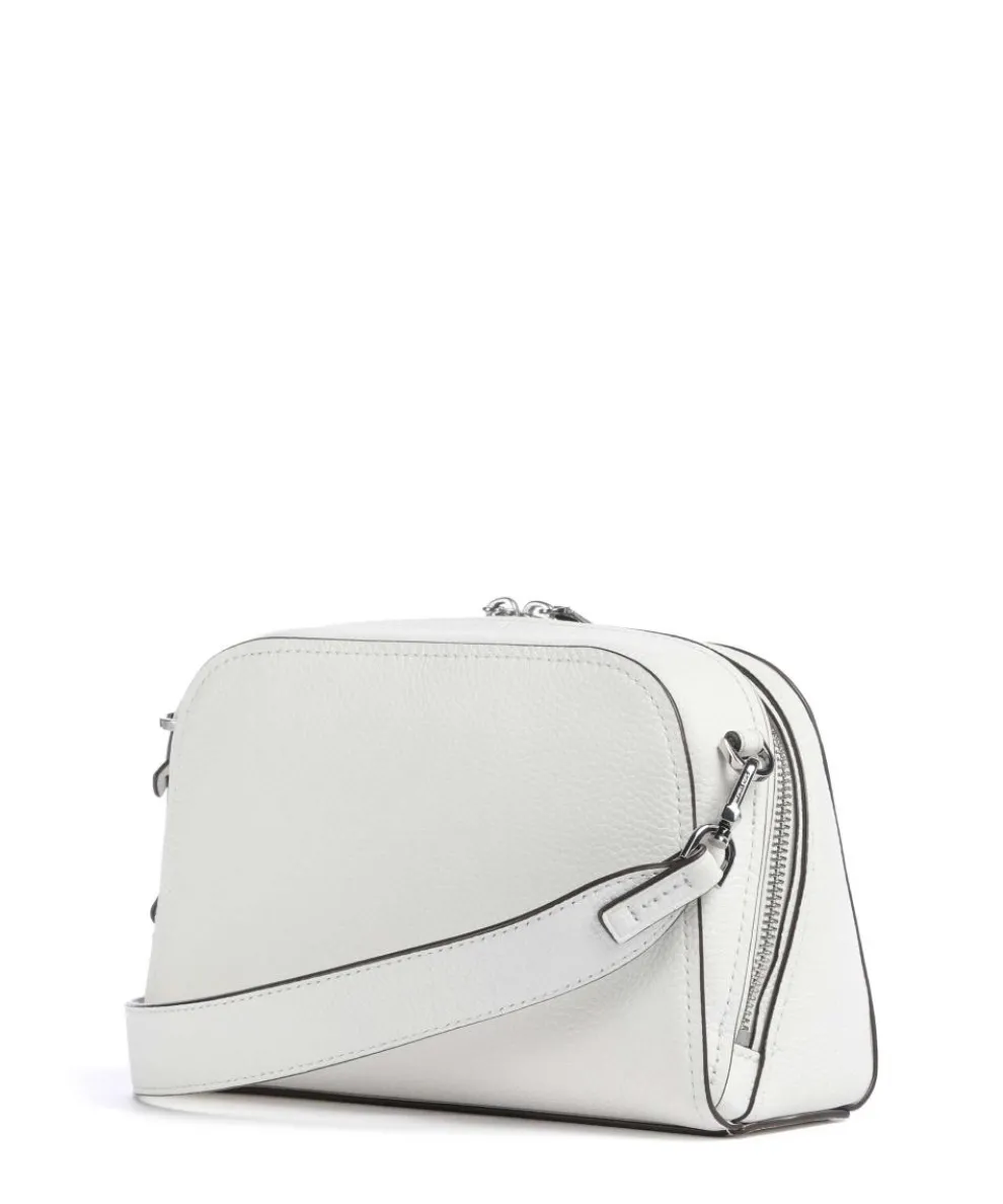 Ashton Small Umhängetasche genarbtes Rindsleder weiß