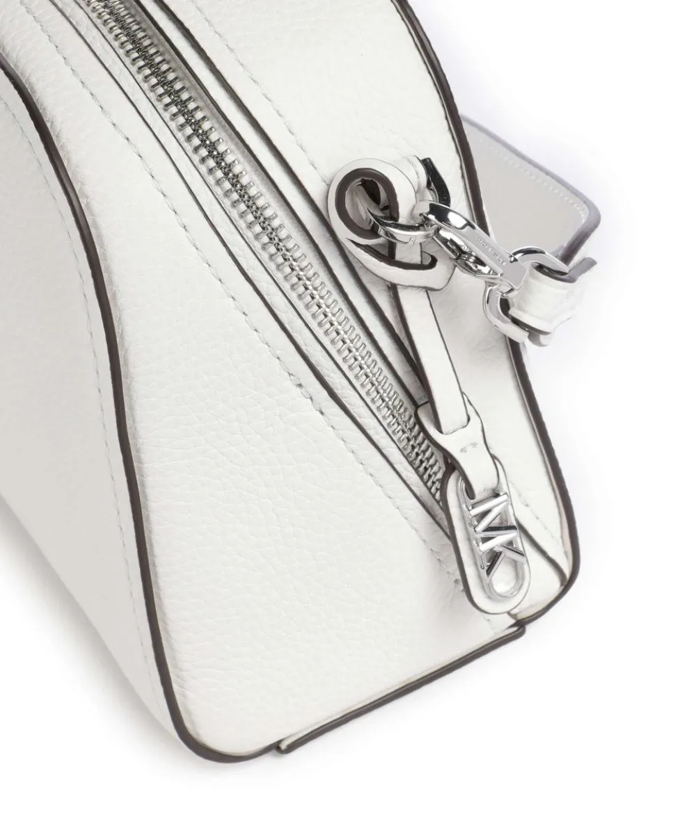Ashton Small Umhängetasche genarbtes Rindsleder weiß