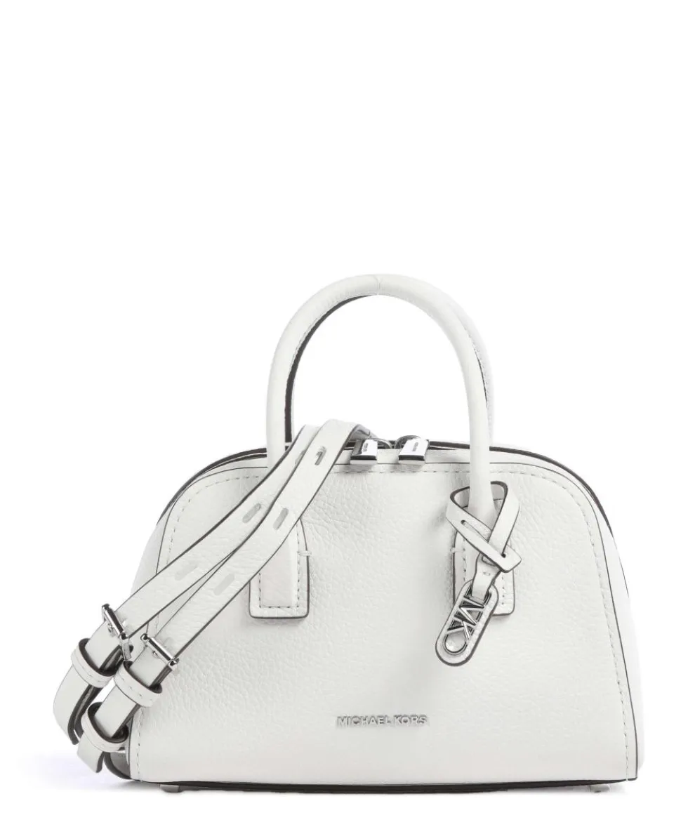 Ashton Umhängetasche genarbtes Rindsleder weiß