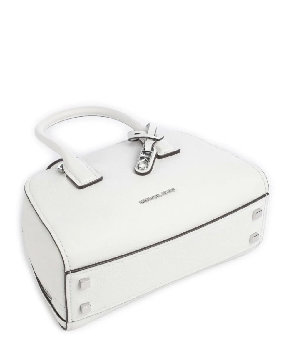 Ashton Umhängetasche genarbtes Rindsleder weiß