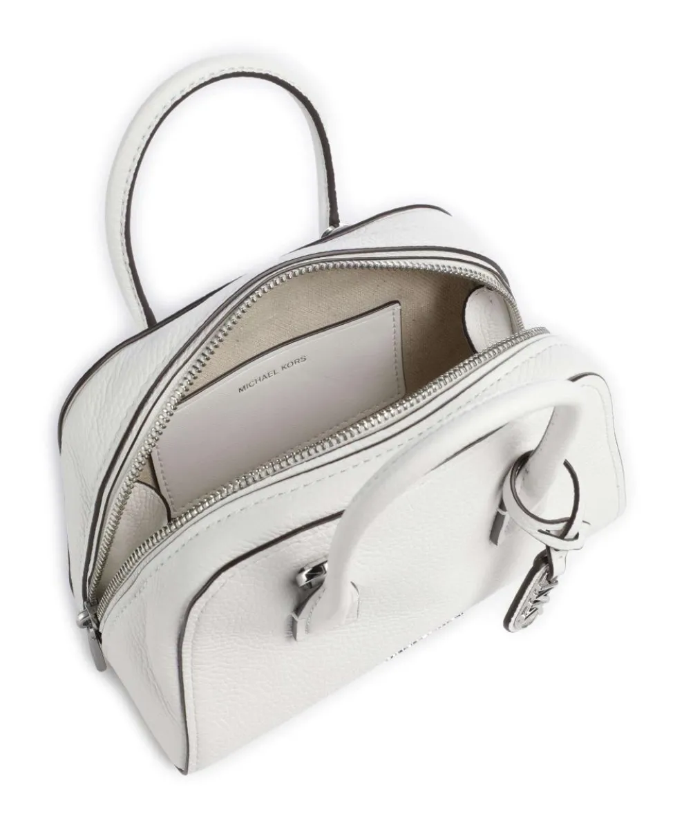 Ashton Umhängetasche genarbtes Rindsleder weiß