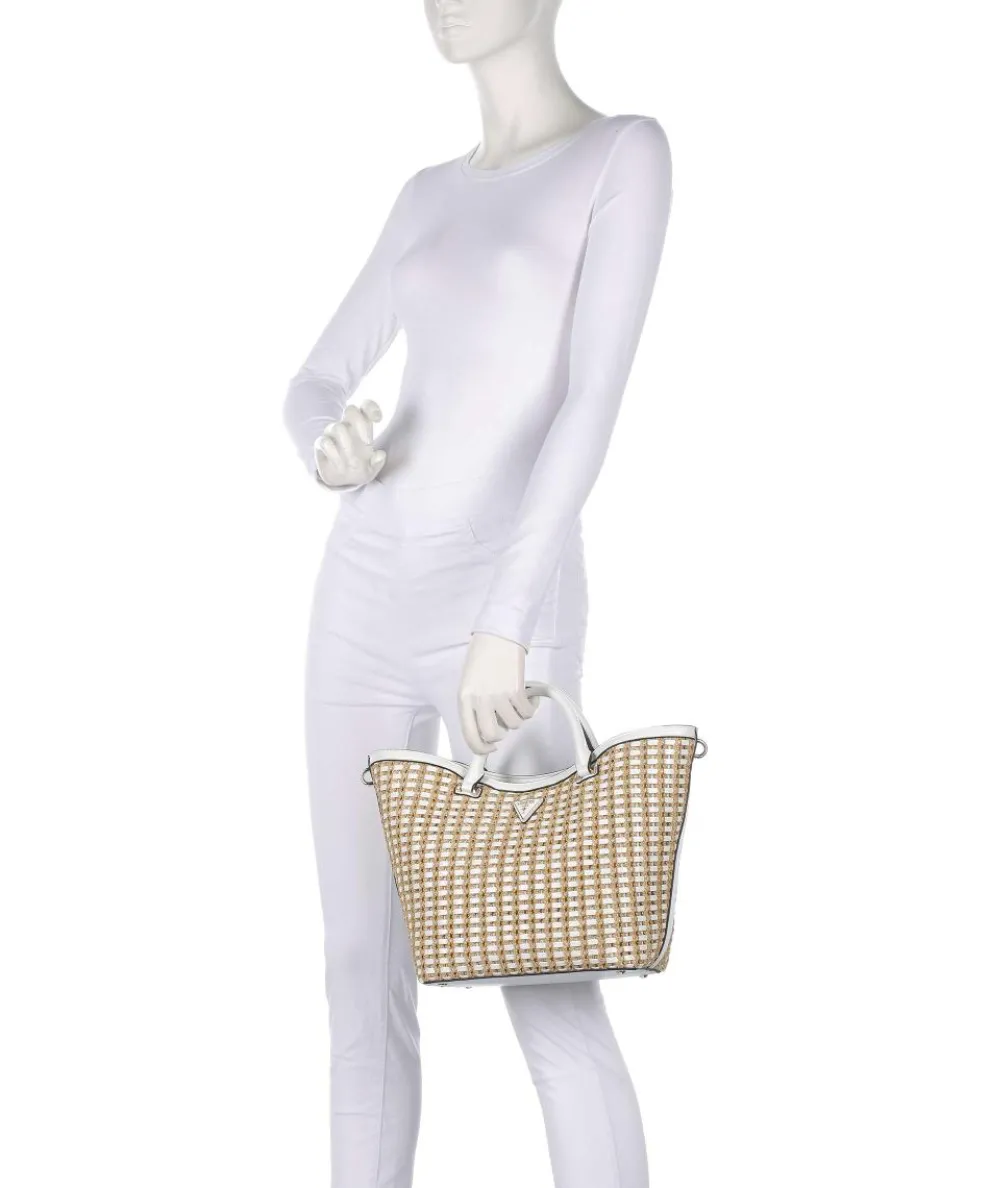 Atalia Handtasche Polypropylen natur/weiß