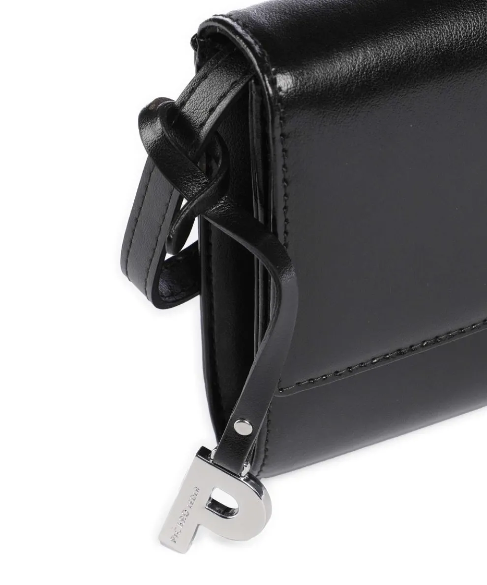 Auguri Umhängetasche Rindsleder schwarz